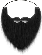 Barba Falsa Realistica - Barba da Costume - Naso Falso - Accessorio per Halloween e Natale - Facile da Indossare - Capelli Artificiale - Barba Falsa per Costume