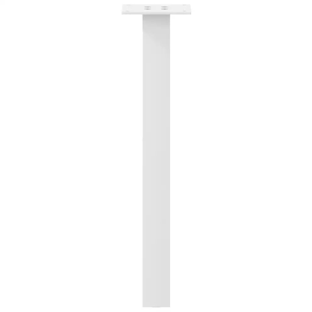 Gambe per tavolino da caff¨¨ 4 pz-Set di 4 Gamba per Tavolo Bianche 30 cm Acciaio 791406
