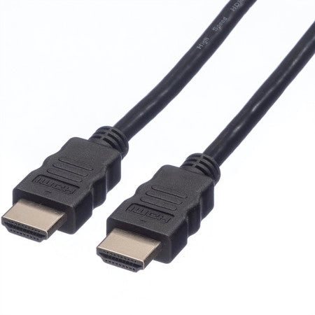 CAVO HDMI+ETHERNET 4K 1MT M/M BK 3840x2160 @30Hz