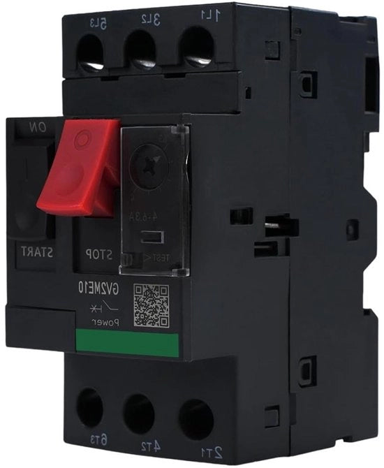 Motorbeveiligingsschakelaar 4-6A per motore - Protezione termomagnetica - 690V - Nero