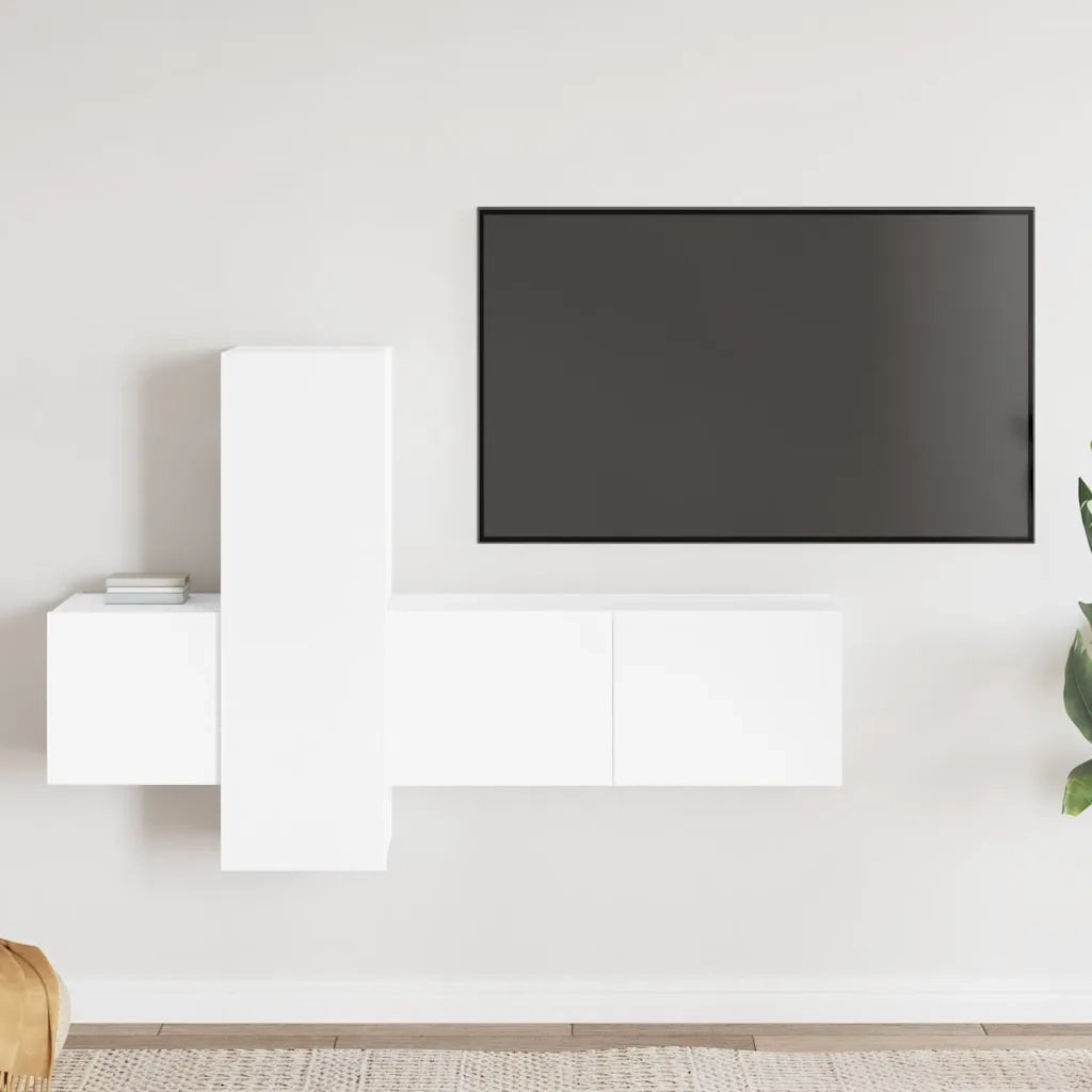 Set Mobile TV 3 pz Bianco in Truciolato cod mxl 15211