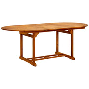Tavolo da Giardino (150-200)x100x75 cm in Legno di Acacia 41818