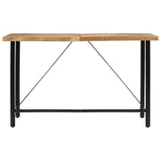 Tavolino da Bar 180x70x107 cm Legno Massello di Mango e Ferro