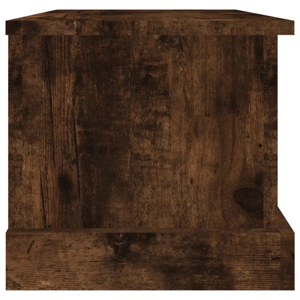 Contenitore Rovere Fumo 50x30x28 cm Legno Multistrato 816501