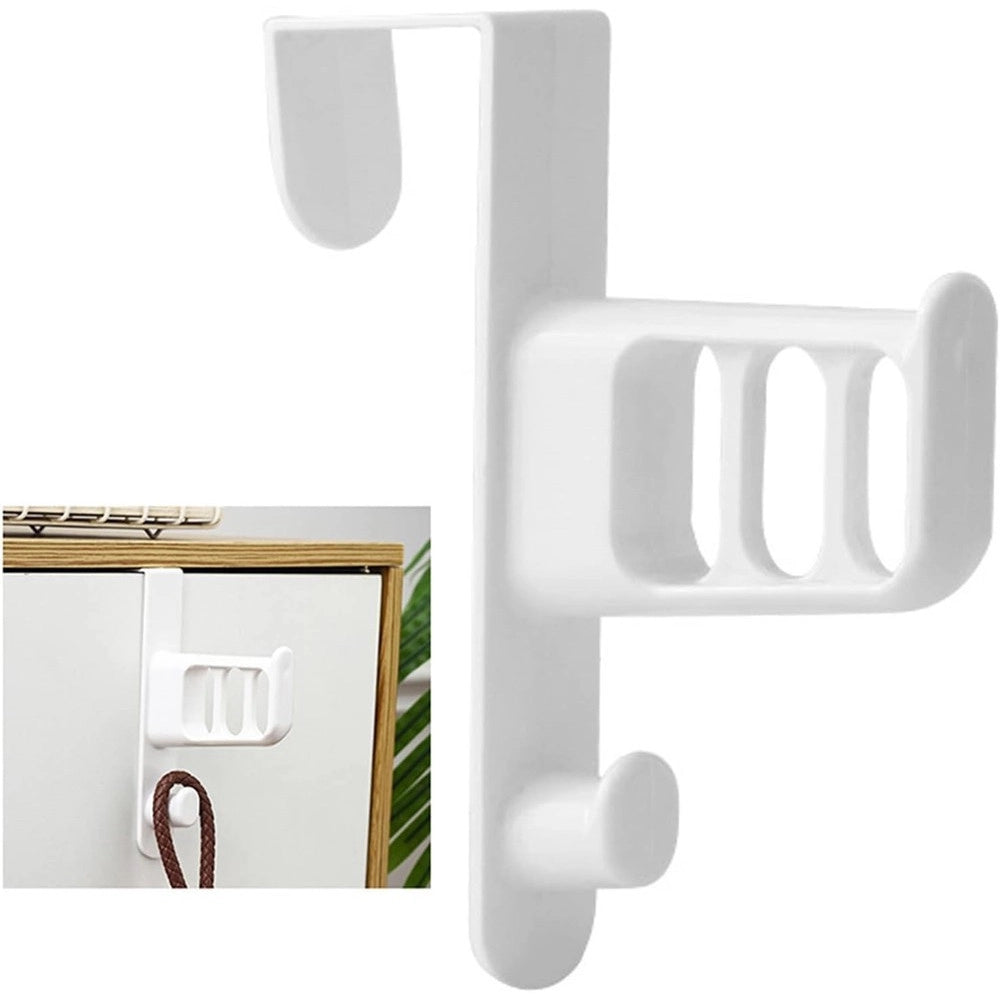 Trade Shop - Gancio Dietro Porta Per Appendere Asciugamani Vestiti Grucce Bagno Casa 87019 -