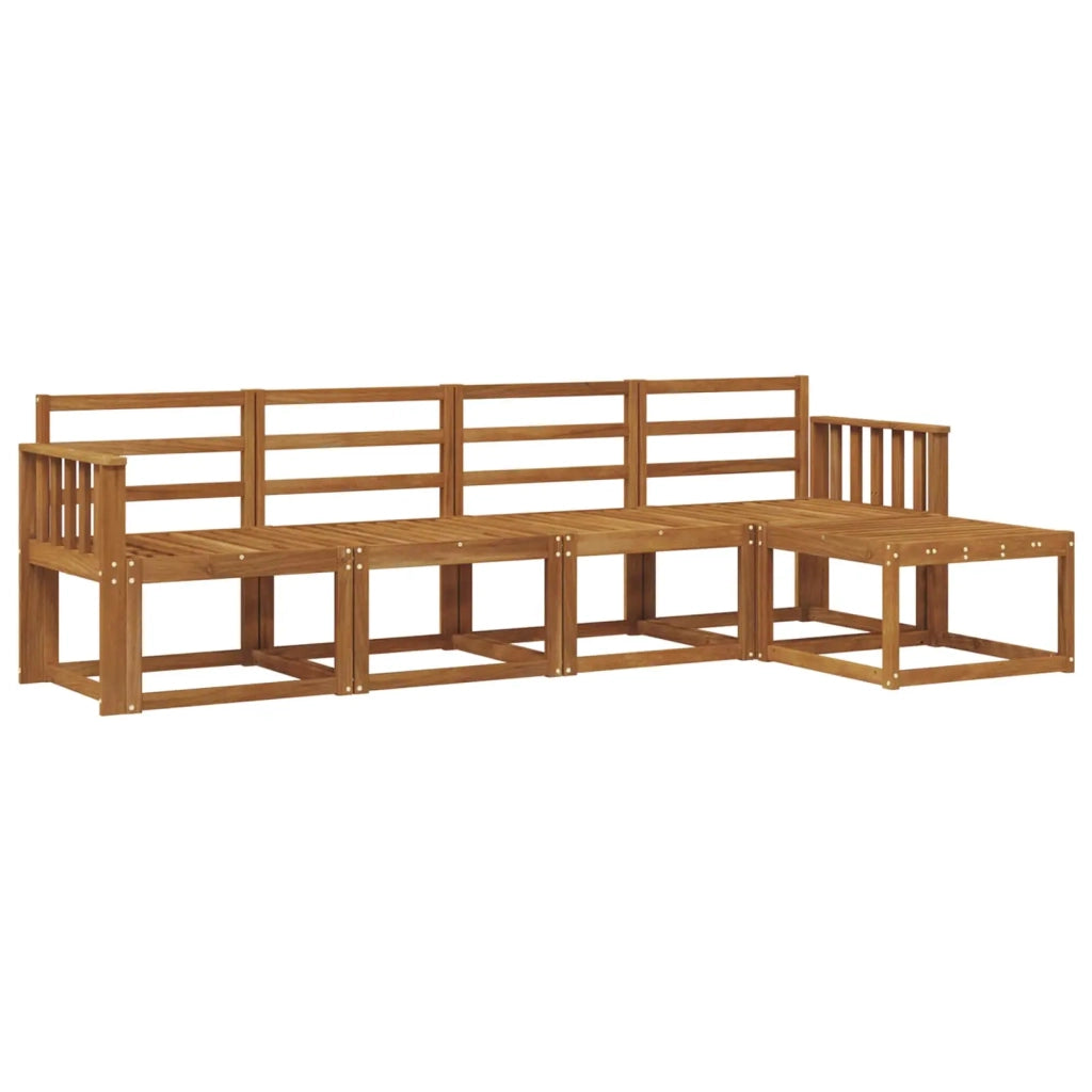 Set di divani da esterno 5 pcs Naturale