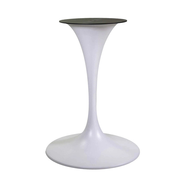 Base Tavolo Acciaio Percy Bianco Tondo Cm ø50h73,5