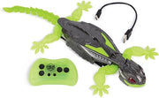 HEX BOTS Geco Interattivo, Giocattolo Radiocomandato, Ricaricabile con Cavetto USB, si Arrampica sulle Pareti e Corre su