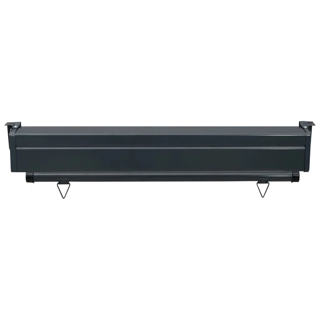 Tenda da sole laterale per balcone 100 x 250 cm marrone 02_0007002