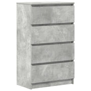 Credenza | Madia | Buffet da pranzo | Armadio da pranzo Grigio Cemento 60x35x98,5 cm in Legno Multistrato