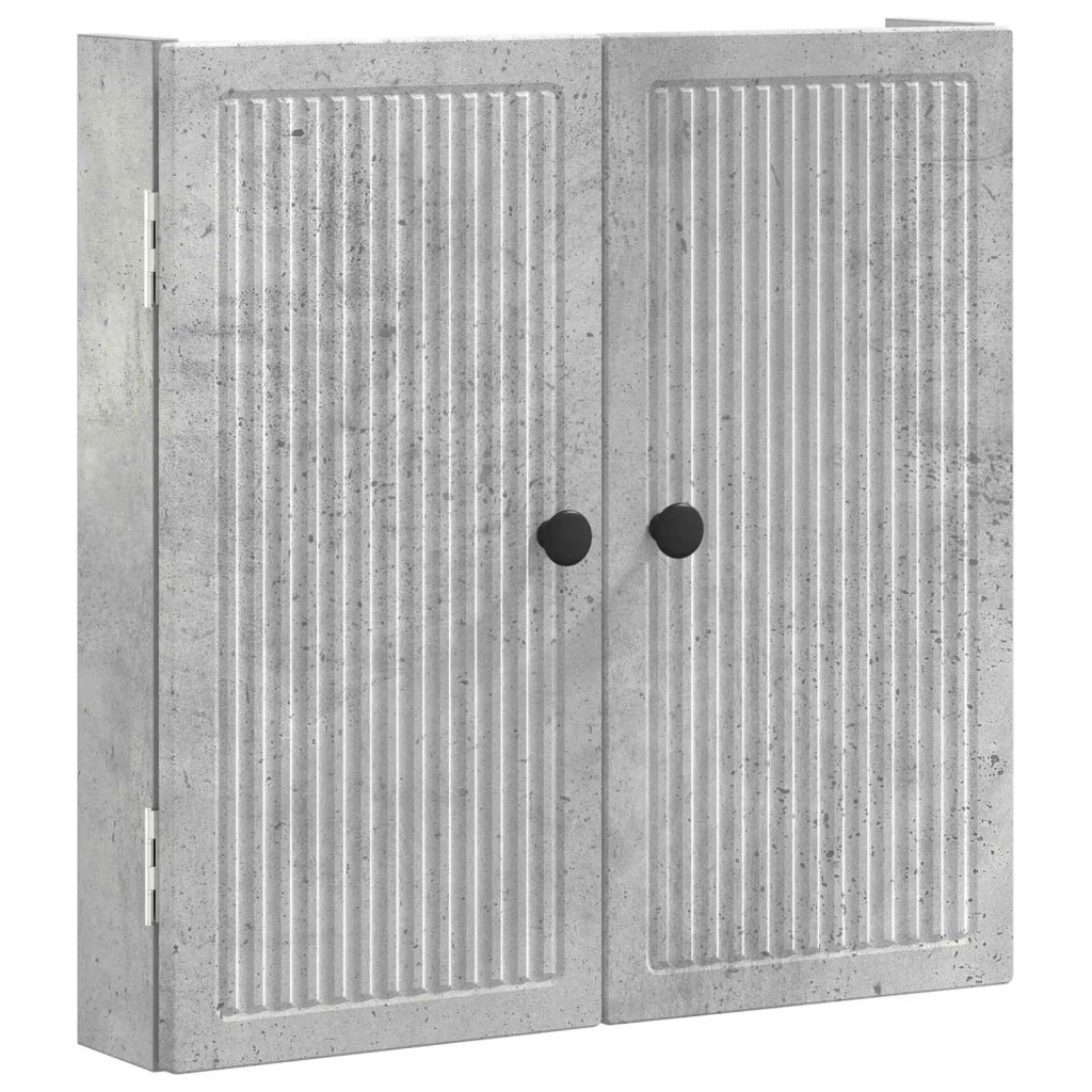 Armadio per Dartboard EDE Grigio Cemento 52,5 x 10,5 x 53,5 cm 896008