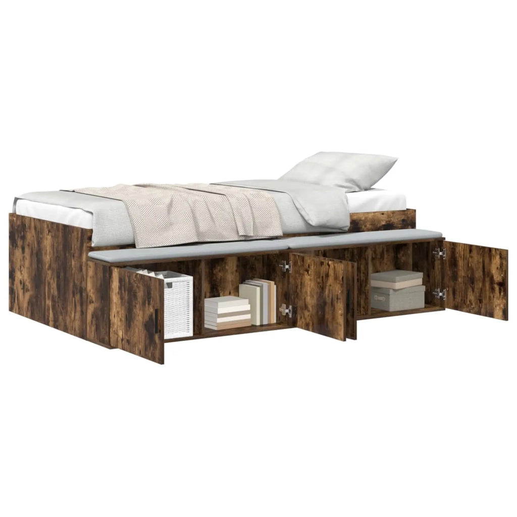 Struttura del letto Rovere fumé 70 x 190 cm Legno multistrato 3335217