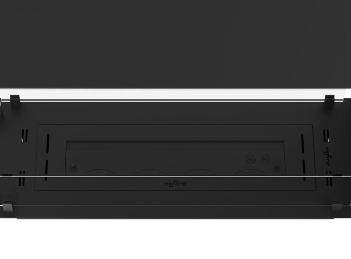 Camino a Bioetanolo da Incasso 80x30x60 cm Infire U800 Slim Nero