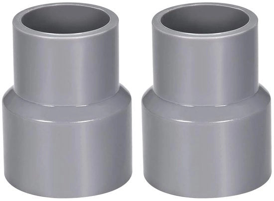 Flessibile Adattatore 32 mm x 40 mm - Fitting in PVC - Adattatore - Sistema Sanitario - Resistente alla Corrosione - Connessione Serrata - Fitting di Tubo