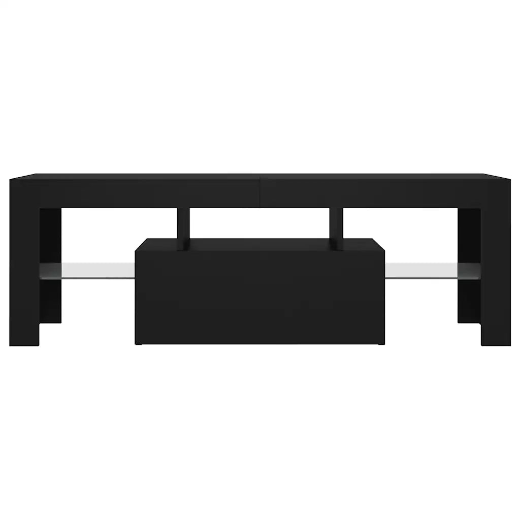 Mobile Porta TV con Luci LED Nero 120x35x40 cm cod mxl 52087