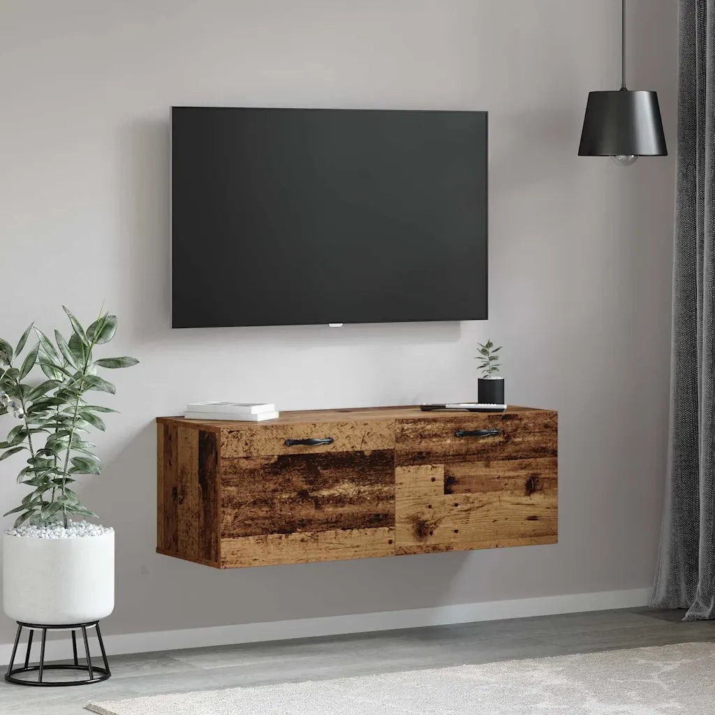 Mobiletto a muro Legno vecchio 100 x 36,5 x 35 cm 879567