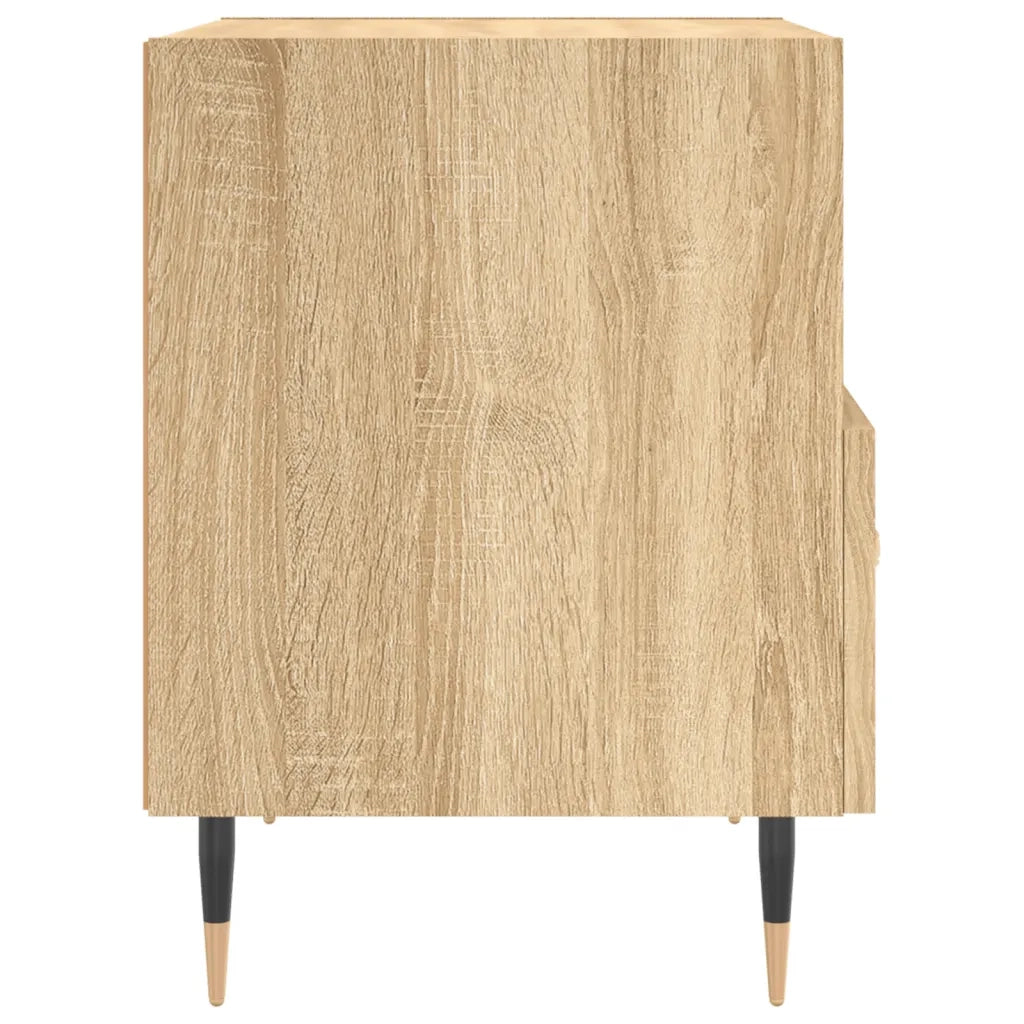 Comodini 2 pz-Set di 2 Tavolino da notte Rovere Sonoma 40x35x47,5 cm in Legno Multistrato 445298