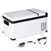 MAURY'S FRIGO PORTATILE ELETTRICO A COMPRESSORE 20L CON MANIGLIA E SCHERMO LCD, FRIGORIFERO PICCOLO DA 12/24V DC E 110/240V AC, PER AUTO E CAMION OKX