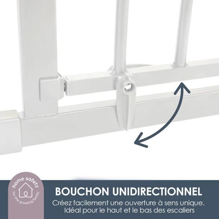 Cancelletto di sicurezza per bambini - Discovery 3 - DREAMBABY - 74,5 cm a 1,95 cm - Bianco