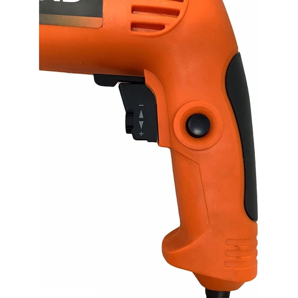 Trade Shop - Trapano Elettrico Avvitatore Reversibile Autoserrante 550 W 2-13 Mm Percussione -