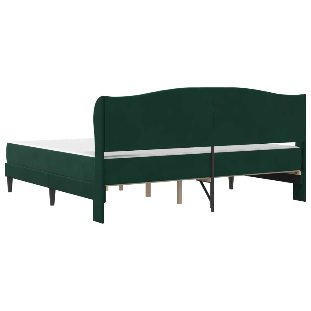 Struttura del letto Verde Scuro 200 x 200 cm Velluto 3415228