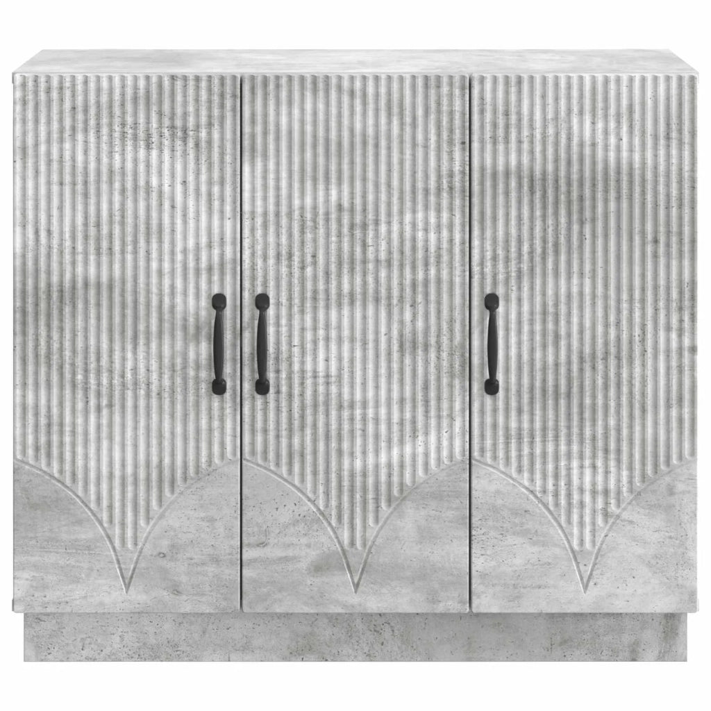Credenza Grigio Cemento 89 x 34,5 x 77 cm Legno ingegnerizzato 895338