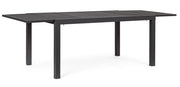 Tavolo da Giardino Allungabile 160/240x90x75 cm in Alluminio Hilde Antracite