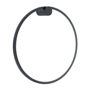 Applique bagno ad anello Ø50 nero LED 25W Milagro