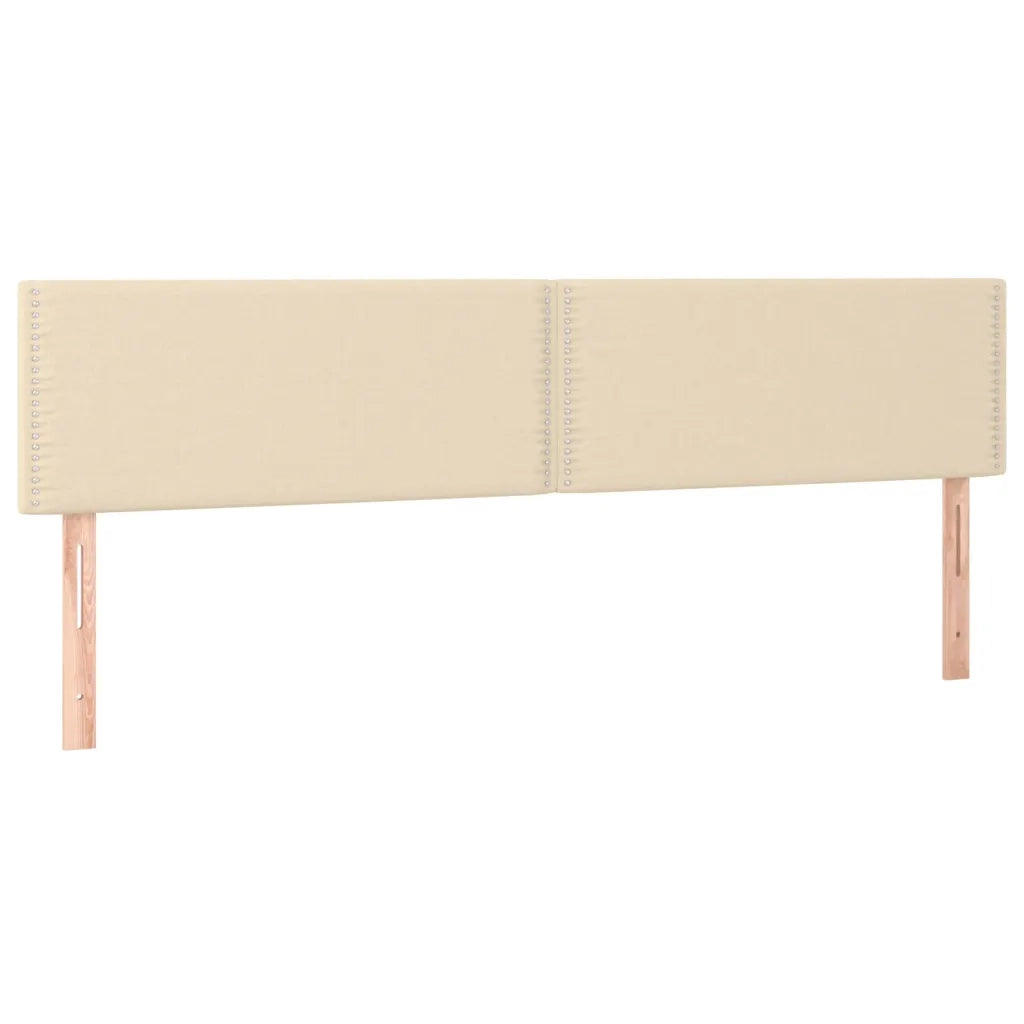 Testiera Crema 180x5x78/88 cm in Tessuto 345969