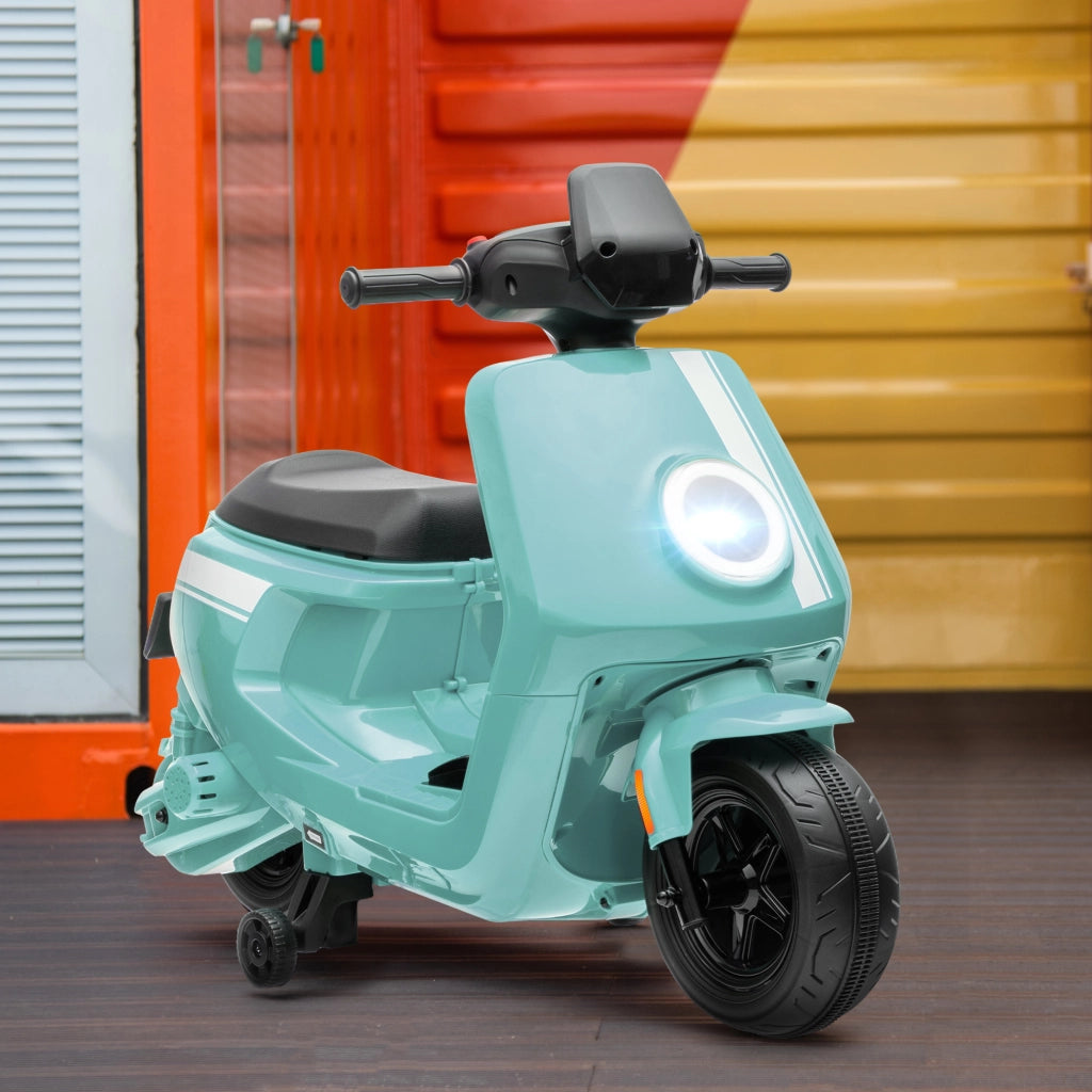 Moto Elettrica Bambini con Musica e Luci ¨C zephmum ¨C Rosso