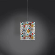 Sospensione Moderna Decolight Polilux ® Grafica Enjoy 1 Luce E27