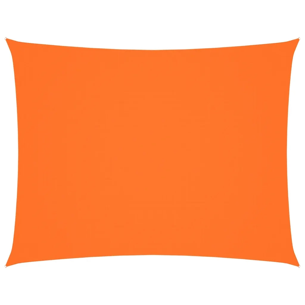 Parasole a Vela Oxford Rettangolare 3x4,5 m Arancione 135706