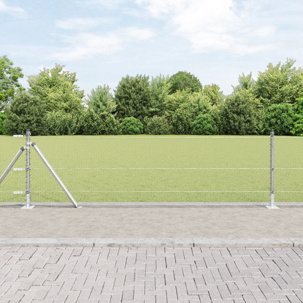 Recinzione Esagonale  0.6x10 m in Acciaio Zincato