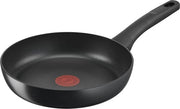 Wok 28 cm con Smalto Duraturo e Indicatore di Temperatura - Adatto a Tutti i Fonti di Calore