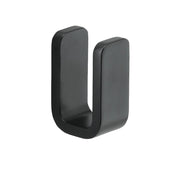 Appendiabiti da muro in ottone, acciaio inox e Cromall 3226 Gedy serie OUTLINE Nero Opaco