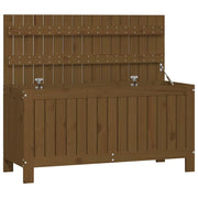 Cassapanca da giardino/box 108 x 42,5 x 54 cm legno di pino color miele 02_0013101