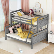Letto a castello 90x140x200 - Xylo - Grigio, separabile
