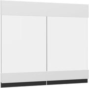 Frontale cucina R-Line, Bianco, 79.2 x 59 cm frontale del mobile per pensile con vetro