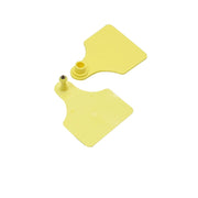 Marchi Auricolari Per Bovini Set Marchi Auricolari In Plastica Per Bestiame gialle 60x77mm per mucche