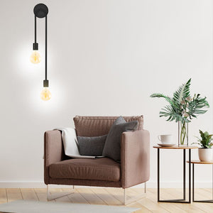 Lampada Da Parete APP1147-2W Black