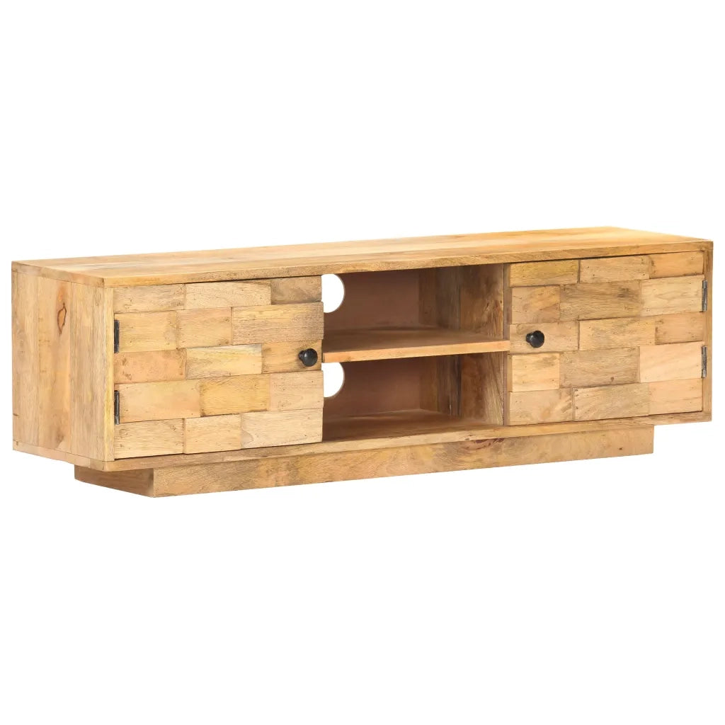 Mobile Porta TV 116x30x35 cm in Legno Massello di Mango 320472