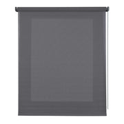 Tenda a Rullo Filtrante, Tenda Avvolgibile Traslucida Liscia Per Finestre e Porte Grigio 180x180 cm