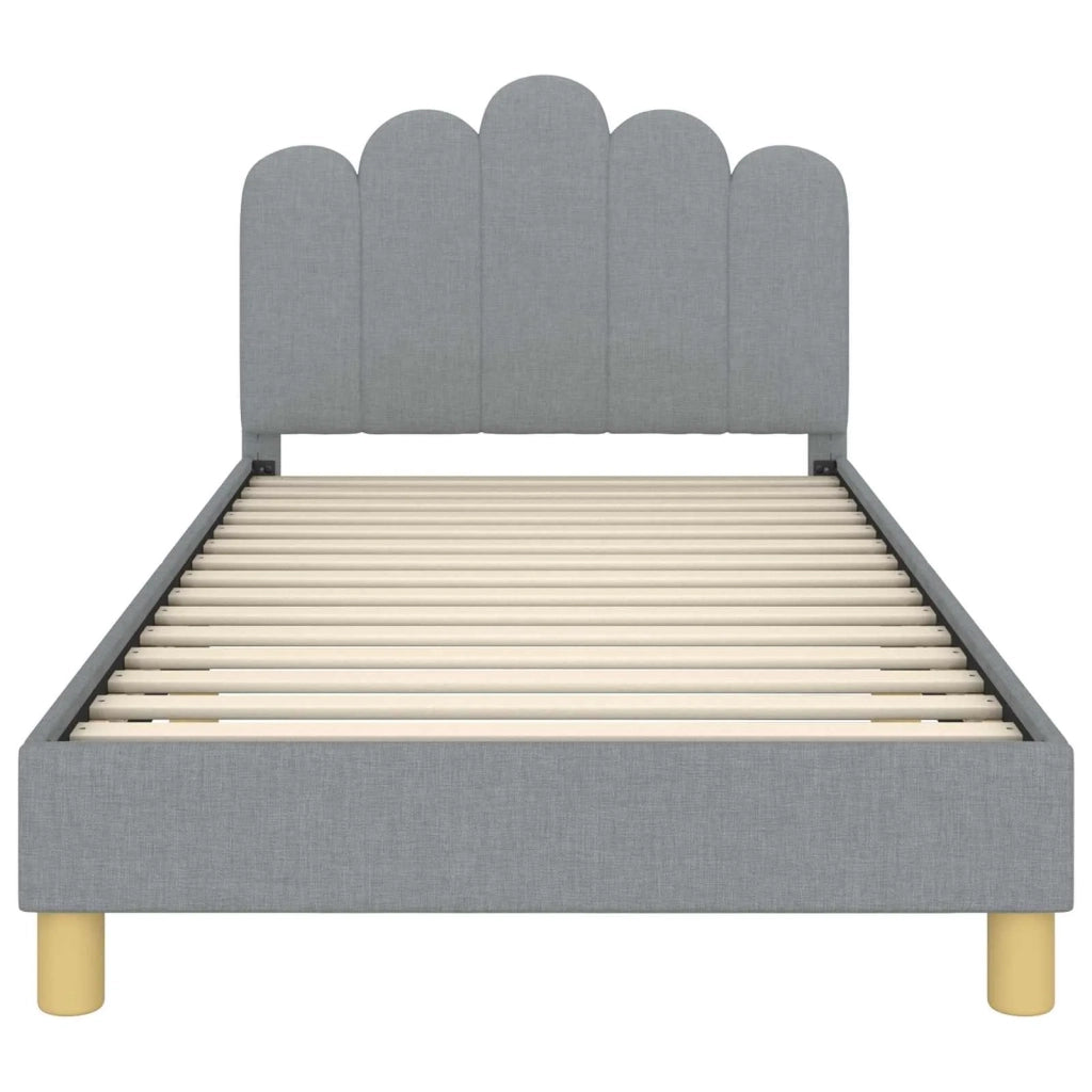 Struttura letto bambini con testata Grigio chiaro 90 x 200 cm 42011059