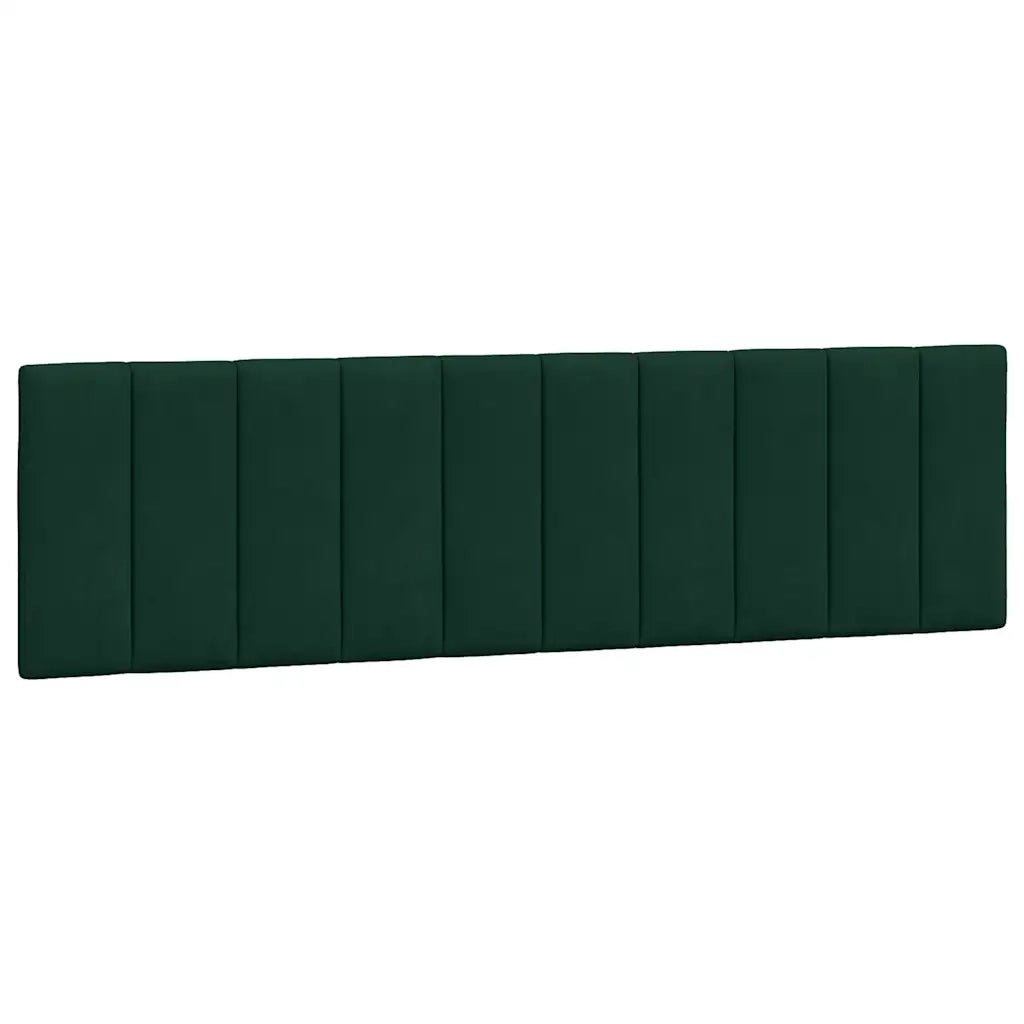 Cuscino Testiera Hanko Verde Scuro 180 cm in Velluto CFW1802986