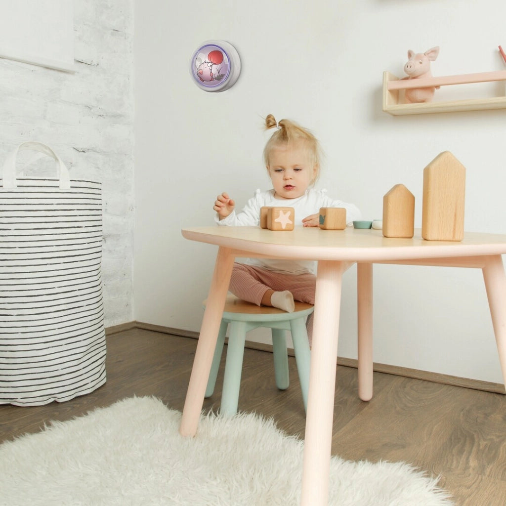 Applique notte bimbi tonda 10cm Riccio LED Hedgy Rabalux