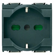 VIMAR Presa 2P+T 16A universale grigio - 16211
