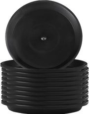 Set di 10 Supporti per Pianta in Plastica - Nero - Sostenibile