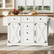 Carrello portavivande pieghevole 147x70x93 cm; design salvaspazio in MDF e metallo bianco