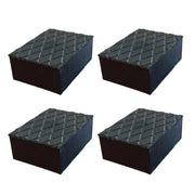 4 Pezzi Tamponi in Gomma per Ponti Sollevatori 160X120X60mm