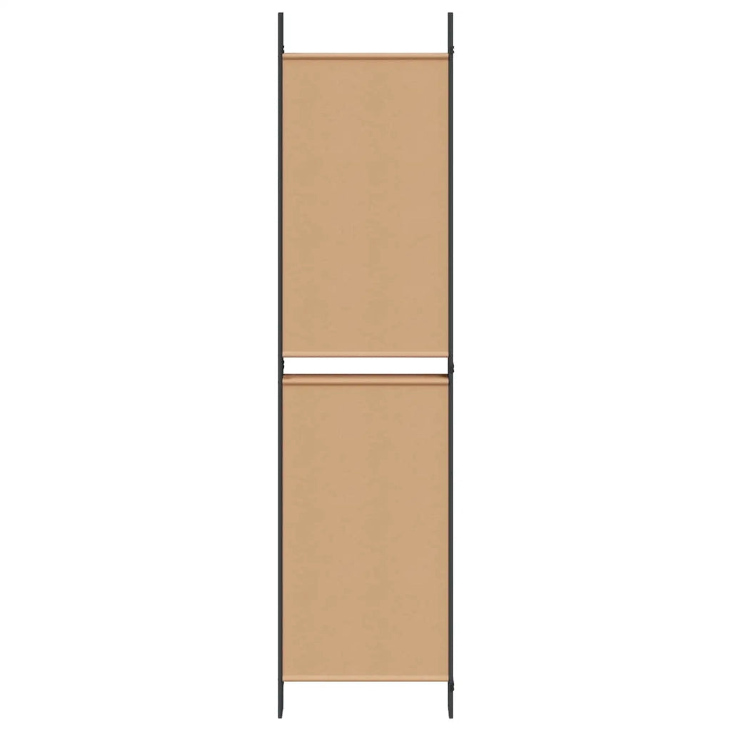 Divisore per Stanza a 6 Pannelli Beige 300 x 200 cm Tessuto